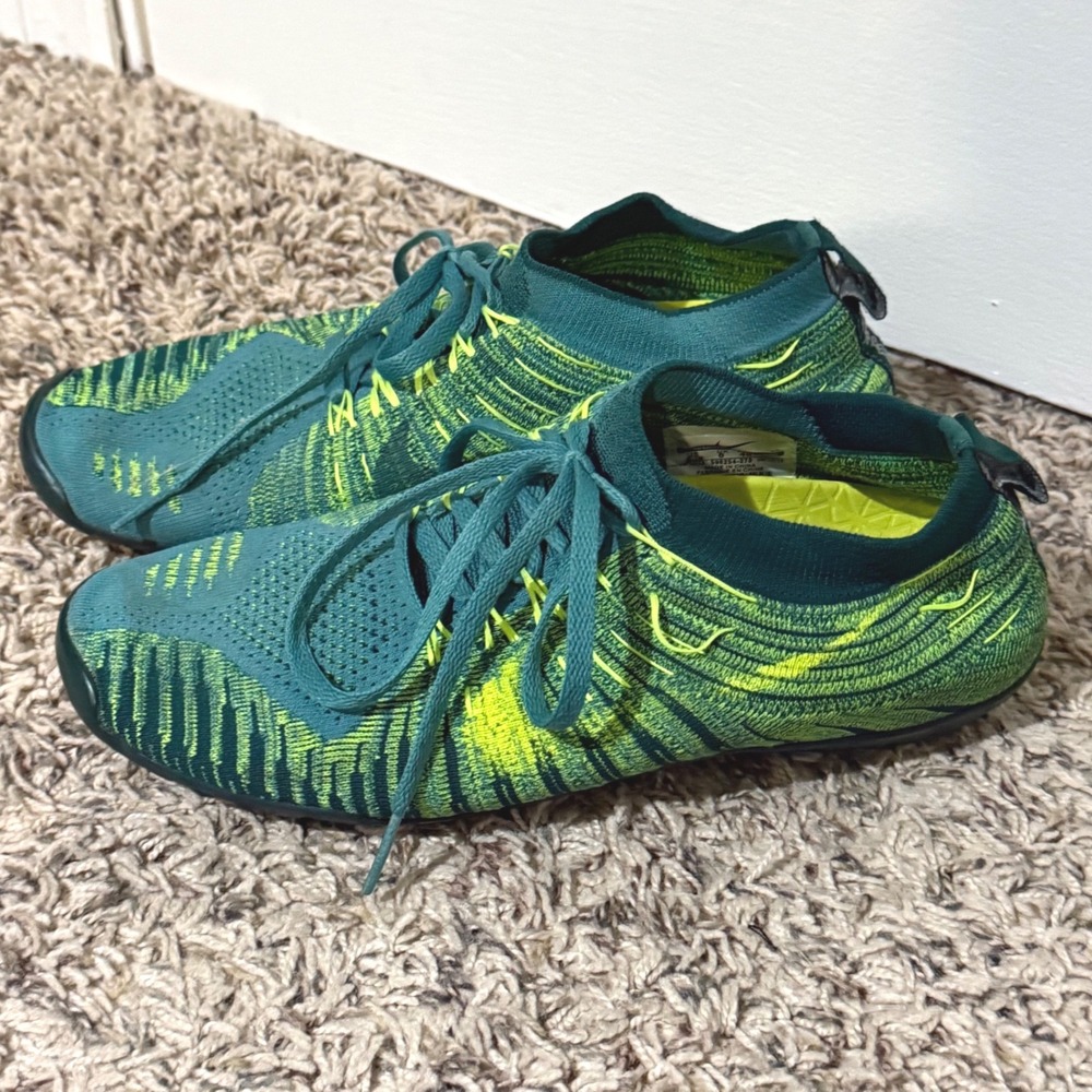 Nike Free Hyperfeel Mens 8.5 Rough Green Volt Running Shoes 596254-373